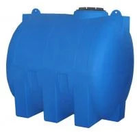 Емкость для воды цилиндрическая горизонтальная ПЭ объемом 3000 л