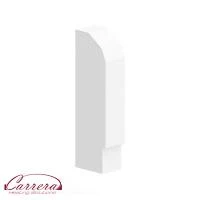 Заглушка левая 21 белая для конвектора Carrera