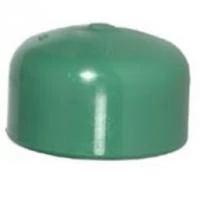 Заглушка, PP-R, D=90 мм, зеленая