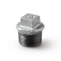 Заглушка чавунна оцинкована 1.1/2