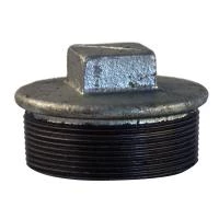 Заглушка чугунная оцинкованная 3