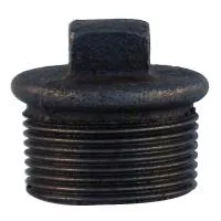 Заглушка чавунна чорна 1.1/2