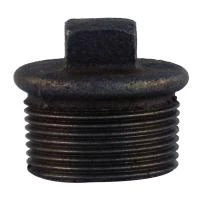 Заглушка чавунна чорна 1