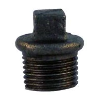 Заглушка чавунна чорна 1/2