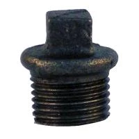 Заглушка чавунна чорна 3/4