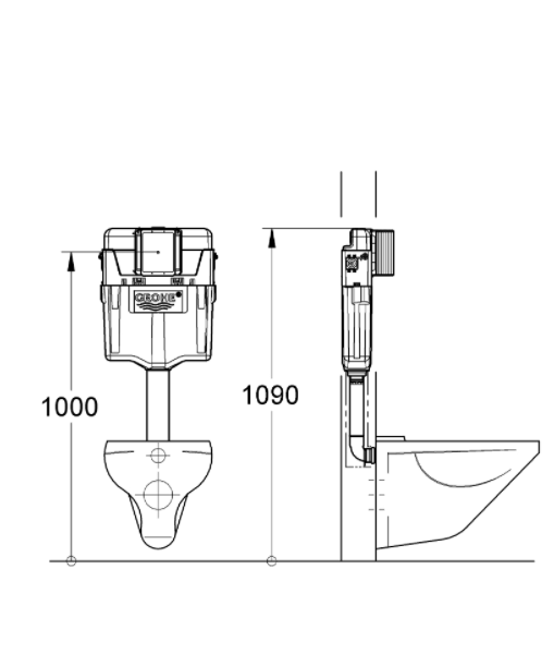 Сливной бачок Grohe GD 2