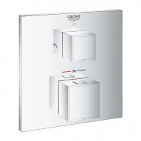 Термостатический смеситель Grohtherm Cube скрытого монтажа для душа