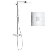 Душевая система с термостатом Grohe Euphoria SmartControl System 310 Cube Duo 