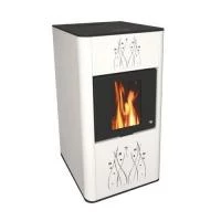 Камин на пеллетах Lafat Aqua 10 кВт с водяным контуром