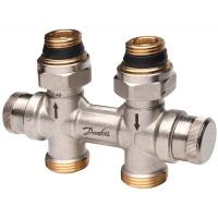 Узел нижнего подключения динамический Danfoss RLV-KDV прямой 1/2