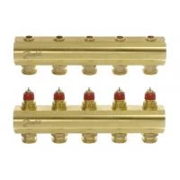 Колектор Danfoss FHF латунний 1