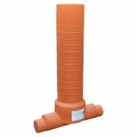 Колодязь ПЕ моноблок 1 вхід та 1 вихід діаметром 200/160 мм діаметр колодязя 315 мм висота 1520 мм