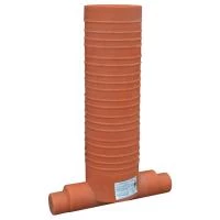 Колодязь ПЕ моноблок 1 вхід та 1 вихід діаметром 200/160 мм діаметр колодязя 400 мм висота 1520 мм