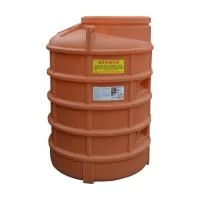 Колодязь ревізійний закритого типу загальною висотою 1600 мм