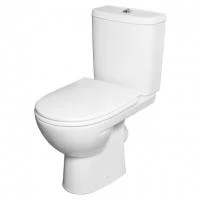 Унітаз компакт Freja Premium  з косим випуском сидіння дюропласт повільне падіння 