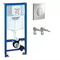 Инсталляция для унитаза Grohe Rapid SL 3-в-1 с Skate Air  кнопкой
