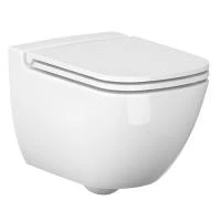 ​Унитаз подвесной Cersanit Caspia CleanOn с крышкой Slim Soft Close и функцией быстрого снятия