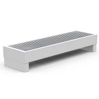 Конвектор підлоговий FR2H-2500 White с решеткой Сатин