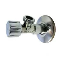 Кран вентильный для подключения сантехприборов угловой Albertoni 1/2 