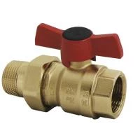 Кран шаровый с американкой Herz 1 1/4