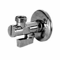 Кран кульовий для підключення сантехприладів кутовий з фільтром Evro-Termo 1/2