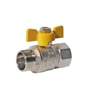 Кран кульовий газовий Bianchi метелик 3/4