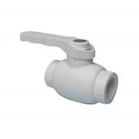 Кран шаровый Firat PP-R 40 мм серый