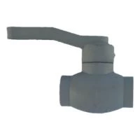 Кран шаровый Sanica PP-R  50 мм серый