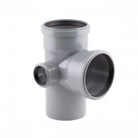 Крестовина двухплоскостная для внутренней канализации D 110х50х110 мм левая Valsir 67°30' 