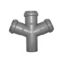 Хрестовина одноплощинна для внутрішньої каналізації D 110 Інсталпласт 87°30'