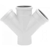 Крестовина одноплоскостная Rehau Raupiano Plus 110/110/110 мм 45°