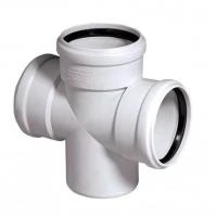 Крестовина одноплоскостная Rehau Raupiano 110x110x110 мм  87°