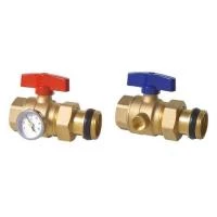 Шаровые краны Danfoss для подключения коллекторов Ду25/ комплект 2 шт