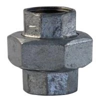 Американка прямая чугунная оцинкованная 1