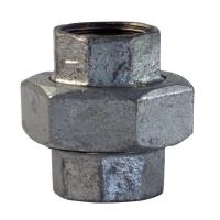 Американка прямая чугунная оцинкованная 1/2