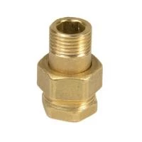 Американка General Fittings латунная прямая 1/2