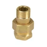 Американка General Fittings латунна пряма 1/2